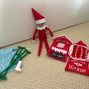 Girl Elf on the Shelf awaiting her next assignment!